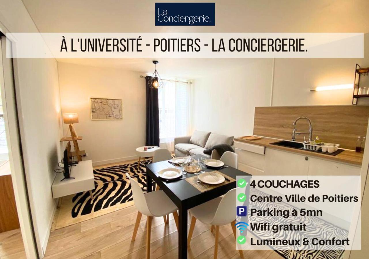 A L'Universite - Poitiers Centre- La Conciergerie Esterno foto